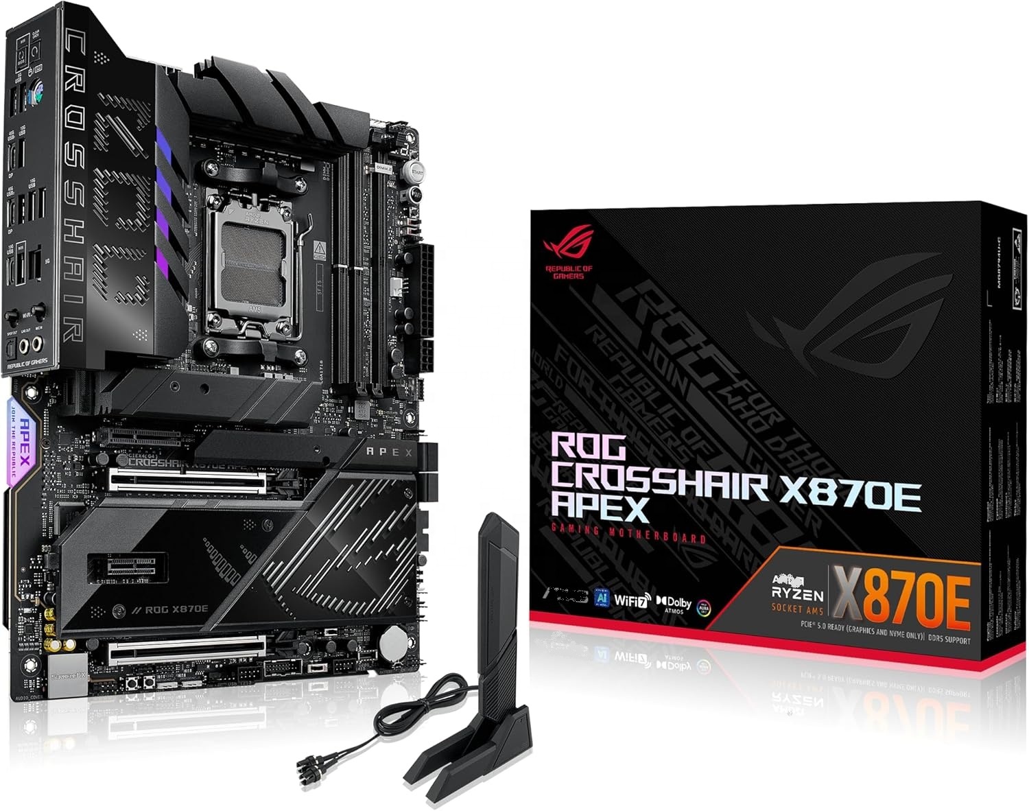 X870E Atx Motherboard - เมนบอร์ด Rog Crosshair X870e Apex X870e